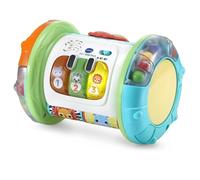 VTech - Rouleau Magique interactif 3 en 1, Jouet Multi-activités pour bébés à partir de 6 Mois, Tambour, Piano et Centre d'activités, Apprentissage de la Musique, enseigne Le vocabulaire de Base,