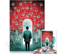 Jouet éducatif Anti-Stress Art sur Internet Puzzle 1000 pièces pour Adolescents 50x75cm Cadeau d'anniversaire, Cadeaux Convient aux 14 Ans et Plus