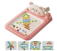 Jouet Éducatif avec Stylo - Tableau Magnétique à Points pour Apprentissage | Dès 2 3 4 5 Ans | Développe la Créativité Motricité Fine et Concentration | Idéal pour Maison et Voyage