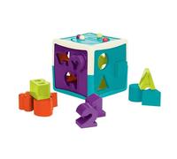 Battat - Formes, chiffres et lettres - Cube d'activités de tri de formes pour les tout-petits - Jouet de dextérité - Labyrinthe de perles - 2 ans +