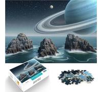 Jouet éducatif d'apprentissage Monde Extraterrestre Puzzle 1000 pièces pour Adolescents 38x52cm Anniversaire et Cadeaux Uniques à partir de 14 Ans