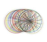 Jouet Éducatif de Fractions 1/16, 10cm, Pvc, 16 Feuilles