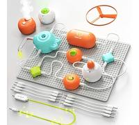 Jouet Éducatif de Physique avec Circuits Snap, 3+ Blocs électroniques DIY | Base Classique, Kit Exploration Électronique, Blocs DIY, Courant, Jeu Cerveau