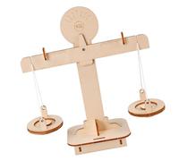 Jouet éducatif de physique, échelle d ' équilibre mathématique en bois pour démontrer les principes d ' équilibre, apprentissage, addition, soustraction, jouet en bois pour