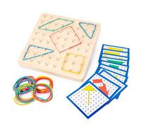 Jouet Éducatif En Bois Avec Matrice De Mathématiques, Jeu Avec Puzzle Et Cartes À Motifs Matriques, Stimulateur De Cerveau Pour Enfants