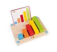 Janod - Essentiel - Compter - Jeu Educatif Premier Âge en Bois - Apprendre à Compter - Peinture à l'Eau - Dès 3 ans, J05071