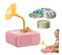 Jouet éducatif gramophone pour , jouet musical gramophone pour , jouet pour disques phonographiques musicaux pour | Lecteur de musique pour avec histoires phonogr