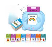 Jouet éducatif - Jeu de 510 Cartes Flash parlantes - Bilingue - Rechargeable - 2 à 6 ans