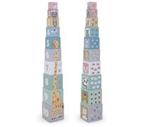 Jouet éducatif - MAMABRUM - Tour d'empilage - 10 pièces - Multicolore - Pour enfants à partir de 12 mois