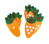 Jouet Éducatif Montessori 1 10, Puzzle Non Tissé Pour Enfants, Fait À La Main, Créatif, Bricolage, Maternelle, Correspondance Carotte, Enseignement Numérique