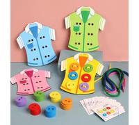 Jouet Éducatif Montessori Pour Enfant, Jeu Éducatif Pour Apprendre À Boucler, Apprentissage De La Motricité Fine
