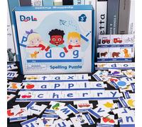 Jouet Éducatif Montessori Pour Enfants, 90 Pièces, Lettres Anglaises Assorties, Fruits De Circulation, Alphabet, Jeu De Mots, Puzzle