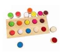 Jouet Éducatif Montessori Pour Enfants, Apprentissage Précoce, Sensoriel, Sensation Tactile, Outils De Train, Jeu De Correspondance