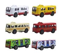 Jouet Éducatif Pour Enfants, 6 Pièces, Modèle De Chariot De Petite Taille, Pull-Back 1:60, Cadeau