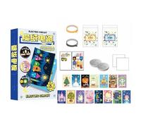 Jouet éducatif pour expériences scientifiques, kit de construction électronique, cartes de vœux lumineuses pour le bricolage et l'apprentissage comme jouet éducatif pour l'école, l'enseignement et la