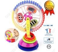 Jouet éducatif - TD® - Roue bébé - Multicolore - 17cm - 10cm plateau tournant