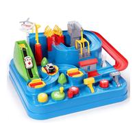 Jouet Éducatif Transparent, Jeu D'aventure, Modèle De Voiture De Course Sur Rail, Jeu De Cerveau, Jouets Mécaniques Pour Enfants