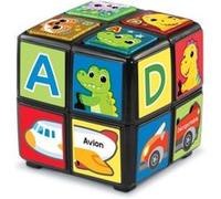 Jouet Éducatif - Vtech Baby - Tourni Cube - Alphabet, Animaux, Véhicules - Mixte - 18 Mois+