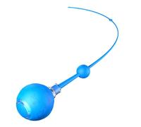 Jouet électrique boule pour chats avec cordon, 3 modes interactifs avec roulement automatique | avec queue rotative rechargeable automatique pour entraînement de chasse et d'exercice pour chiens et