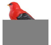 Jouet électrique chantant et chantant en forme d'oiseau | Ornements d'oiseaux artificiels | Jouet interactif mignon et décoratif | Jouets de simulation interactifs avec son, ornements d'arbre pour