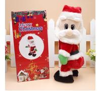 Jouet électrique créatif du père Noël,musique dynamique qui secoue la hanche,jouet de poupée électrique,cadeau de décoration de