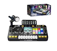 Jouet Électrique De Mixage De Musique - Jouet Ďe Mixage DJ pour enfnts, Mixeurs DJ pour enfnts, Mixeurs Audio Électriques Portables Ṕour Clavier, Bloc-Notes P̀Our ĎJ + Câble Đe Chargement, Boîtier E