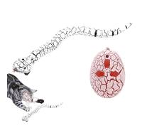 Jouet électrique de ver de Chat, Simulation de Jouet de Chat de ver | Jouets interactifs de Chat de Serpent de Simulation d'usb pour des Chiens de Chats de Compagnie, Moyen Petit