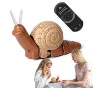 Jouet électrique d'escargot : Figurine d'escargot robotique, créature avec contrôle sans Fil, Animal de Compagnie avec Mouvement réaliste, Voiture Rechargeable | pour divertir Les, Jeux cre