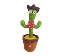 Jouet Électrique En Forme De Cactus Qui Danse Pour Enfant, Jolie Poupée Qui Parle, Avec Enregistrement Sonore Et Répétition, Kawaii