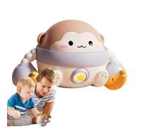 Jouet électrique en forme de singe crawler: fonctions de musique et de danse, parfait pour jouer, jouet éducatif précoce avec lumières, idéal pour les , les filles et les garçons, favorise les