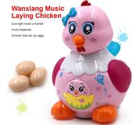 Jouet Électrique Interactif Éducatif Pour Enfants, Simulation De Bébé, Poule Couchée, Rouleau Lumineux Coloré, Musique Mignonne, Cadeau