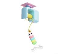 Jouet électrique interactif en libre-service pour chat avec alimentation rechargeable et évitement des obstacles pour un divertissement continu (bleu)