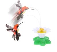 Jouet électrique interactif pour chats avec motif colibris | parfait pour le salon, le propriétaire du chat et les fournitures pour animaux domestiques, pour divertir