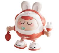 Jouet électrique Lapin,Jouets De Lapin Pour - Balançoire Mignon Jouets de danse électriques Hopping Bunny,Jouets interactifs pour petits avec Sing Dance pour