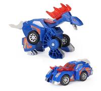 Jouet Electrique Moule Sous Pression De Voiture De Chariot De Dinosaure Transforme Avec Des Lumières De Led Pour Le Cadeau D'enfants, C