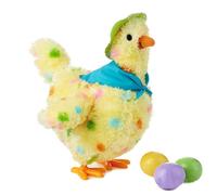 Jouet électrique musical en peluche, poule qui pond des œufs, jouet avec 3 œufs, jouet poule qui pond des œufs, cadeau pour enfants
