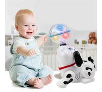 Jouet Électrique Pour Animaux De Compagnie, Robot, Chien, Avec Éclairage 3d, Musique, Boule Rotative, Interactif, Électronique, Cadeau Pour Enfants