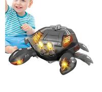 Jouet Électrique pour Bébé en Forme de Crabe - Jouet Musical à Ramper avec Lumière LED | Jouet de Danse sensorielle Mobile Crabe Mécanique Horizontal pour Bébés d'âge préscolaire CR