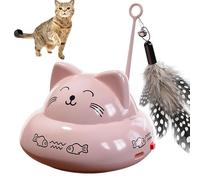 Jouet électrique pour chat mignon avec lumières et musique | Teaser Interactive Enrichissement des Animaux Domestiques Intérieur Chaton Jouer Ennui Exercice