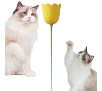 Jouet électrique pour chats - Jeu interactif en forme de fleur | Tige de jeu avec rotation automatique pour chats, pour stimulation mentale, agilité, entraînement intérieur en , course