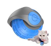 Jouet électrique pour chats : jouet silencieux pour qu'ils s'amusent seuls | Jouet interactif pour chats, jouet automatique pour animaux de compagnie, balle roulante, jouet à roulettes pour chats