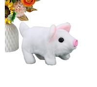 Jouet électrique pour porc : animal de compagnie, jouet sonore interactif, animal de compagnie mignon | électronique réaliste qui marche, crie et bouge le nez pour