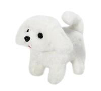 Jouet électrique réaliste pour animal de compagnie, simulation de chien en peluche, robot animal en mouvement et marche avec son - Golden Retriever