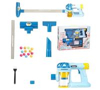 Jouet électrique simulé pour aspirateur - Structure ABS compacte, design d'une balayeuse de sol roulante, système de mouvement à piles, kit imaginatif pour le développement de déchets ménagers