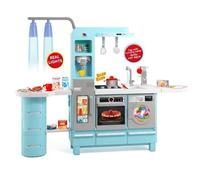 Jouet électronique - 100% Chef - Cuisine Gourmet Bleu - 28 accessoires - Sons et lumières