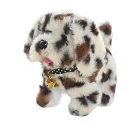 Jouet électronique, chien robot en peluche, chien électronique qui marche, interactive, chiot en peluche, chien qui marche en peluche réaliste, adorable pour l'intérieur et l'extérieur