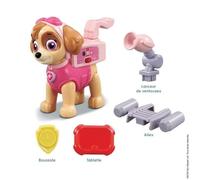 Jouet électronique éducatif VTech Pat' Patrouille Stella Interactive Rescue Mission Rose avec 4 accessoires, tablette et lanceur à ventouse
