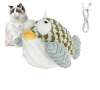 Jouet électronique interactif pour chats - Simulation de volant qui pique le chat avec le chat | Jouet interactif pour chats en peluche pour gros chats, chat pic