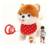 Jouet Électronique Interactif pour Chiot - Jouet de Marche pour Enfants, Cadeau d'anniversaire, Jouets en Peluche pour Garçons Et Filles, Détection du Toucher/léchage de la Langue/Chant/ma Pomeranian