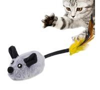 Jouet électronique mobile pour chat - Simulation de souris pour chat, aspect réaliste, jouet électronique interactif pour chats de taille moyenne, petite et grande